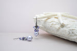 Bridesmaids gift set | Lavender Pearl Earrings with Crystals | Wedding bridesmaid gift - aNella Designs
