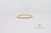 4mm Gold Filled Bracelet | Stretch elastic jewelry | Minimalist stackable bracelet | Dainty gold beaded bracelet - aNella Designs