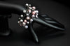 Bridesmaid lavender purple crystal pearl bracelet- aNella Designs