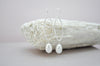 Bridesmaid gift set of 5 pearl earrings