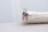 Light amethyst purple crystal teardrop earrings and purple pearl bracelet | Purple earring and bracelet set - aNella Designs
