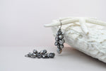 Silver clustered drop earrings - aNella Designs