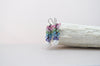 The love earrings with pearls | gay pride earrings | rainbow drop earrings | colorful multicolor pearl earrings