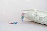 The love earrings | rainbow dangle earrings | pride earrings | multicolor teardrop earrings | gift for her