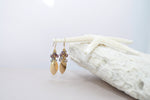 Amethyst teardrop crystal earrings  - aNella Designs