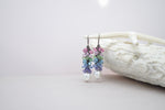 The love earrings with pearls